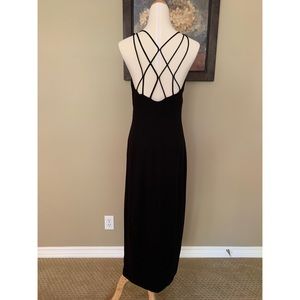 Ann Taylor Black Back Detail Dress